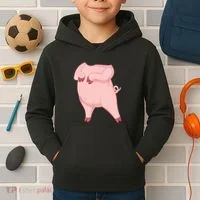 Pig Pig Costume Kids Hoodie thumb 2