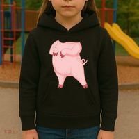 Pig Pig Costume Kids Hoodie thumb 3