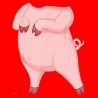 Pig Pig Costume Santa Hat thumb 1
