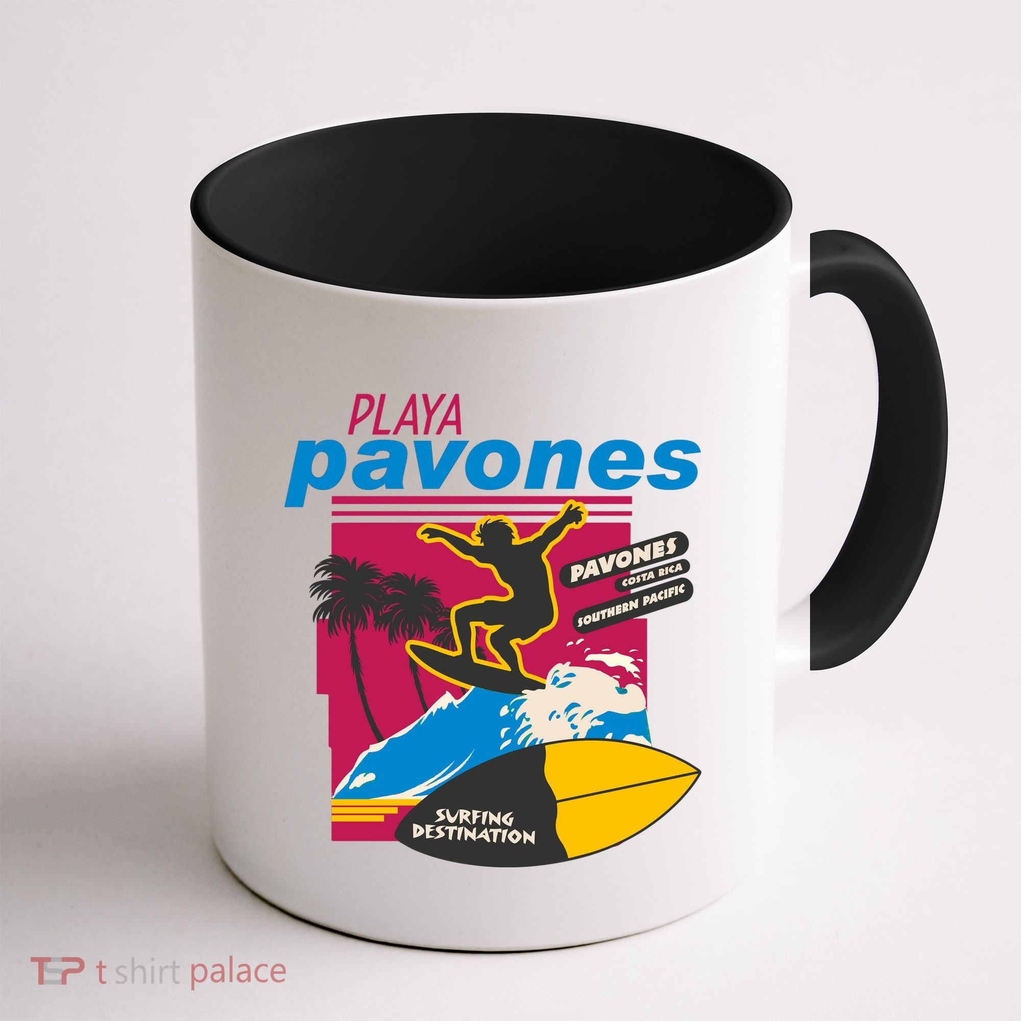 Playa Pavones Costa Rica Surfer Coffee Mug