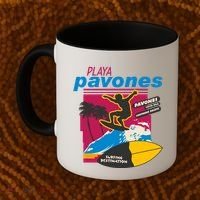 Playa Pavones Costa Rica Surfer Coffee Mug thumb 2