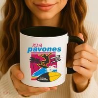 Playa Pavones Costa Rica Surfer Coffee Mug thumb 3