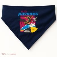 Playa Pavones Costa Rica Surfer USA-Made Doggie Bandana thumb 0