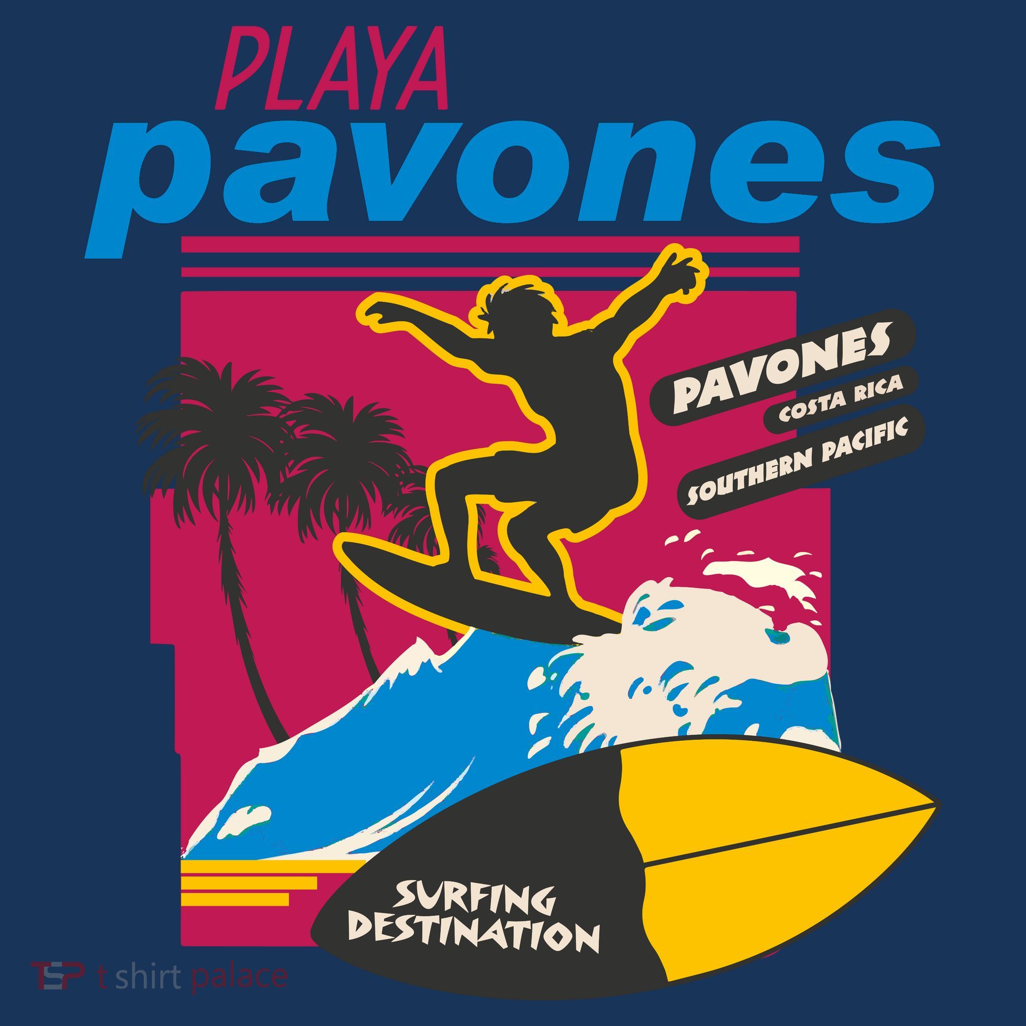 Playa Pavones Costa Rica Surfer Hoodie