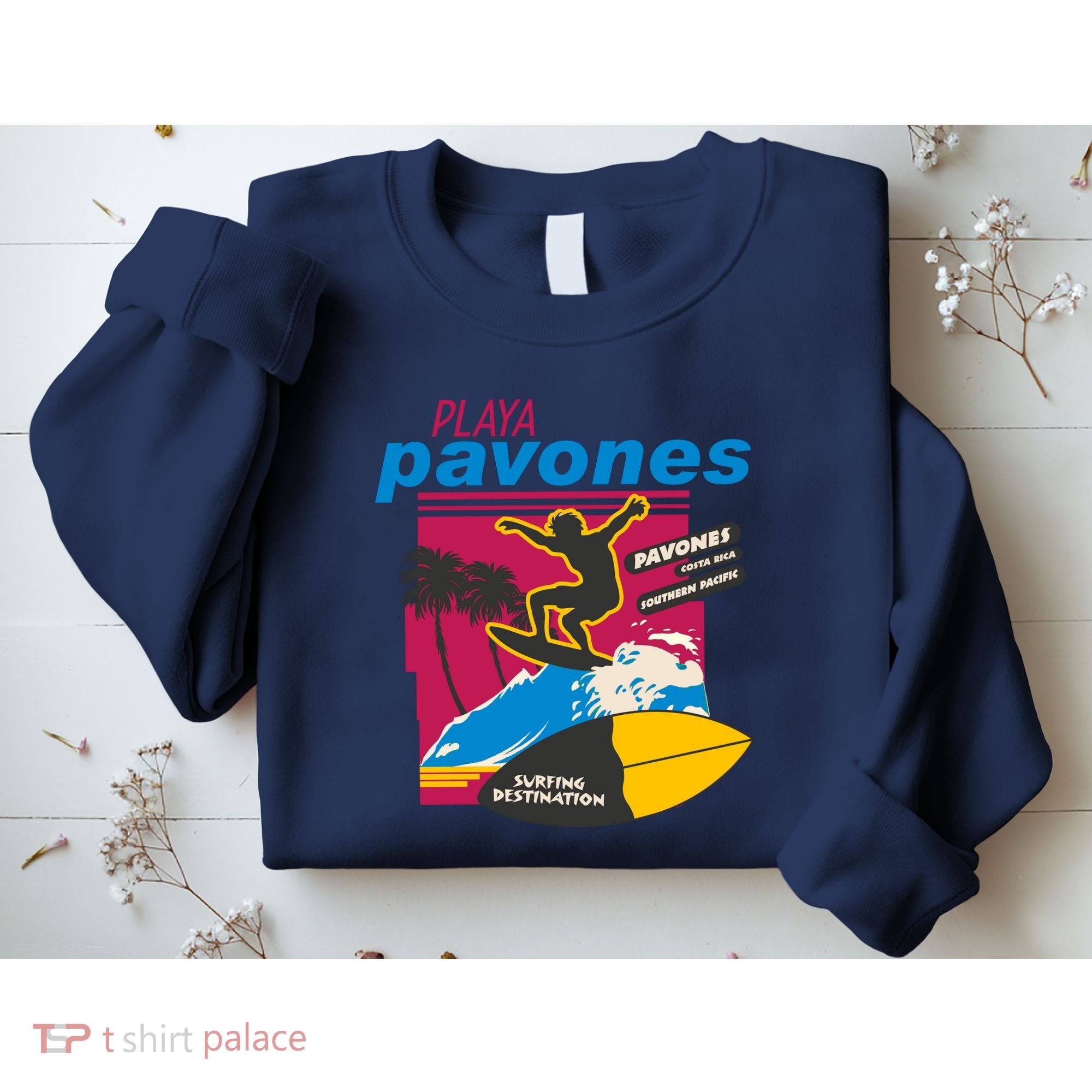 Playa Pavones Costa Rica Surfer Sweatshirt