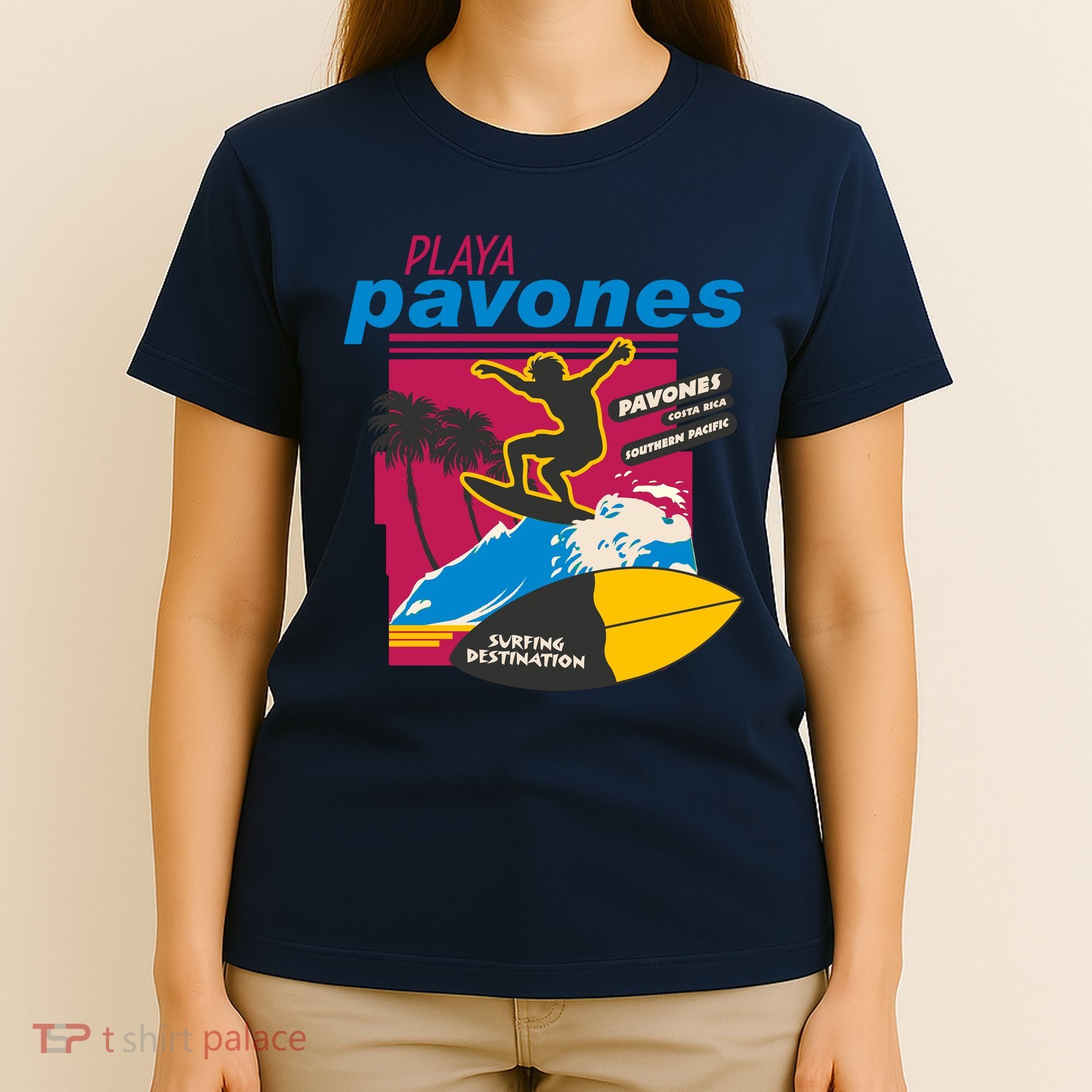 Playa Pavones Costa Rica Surfer T-Shirt