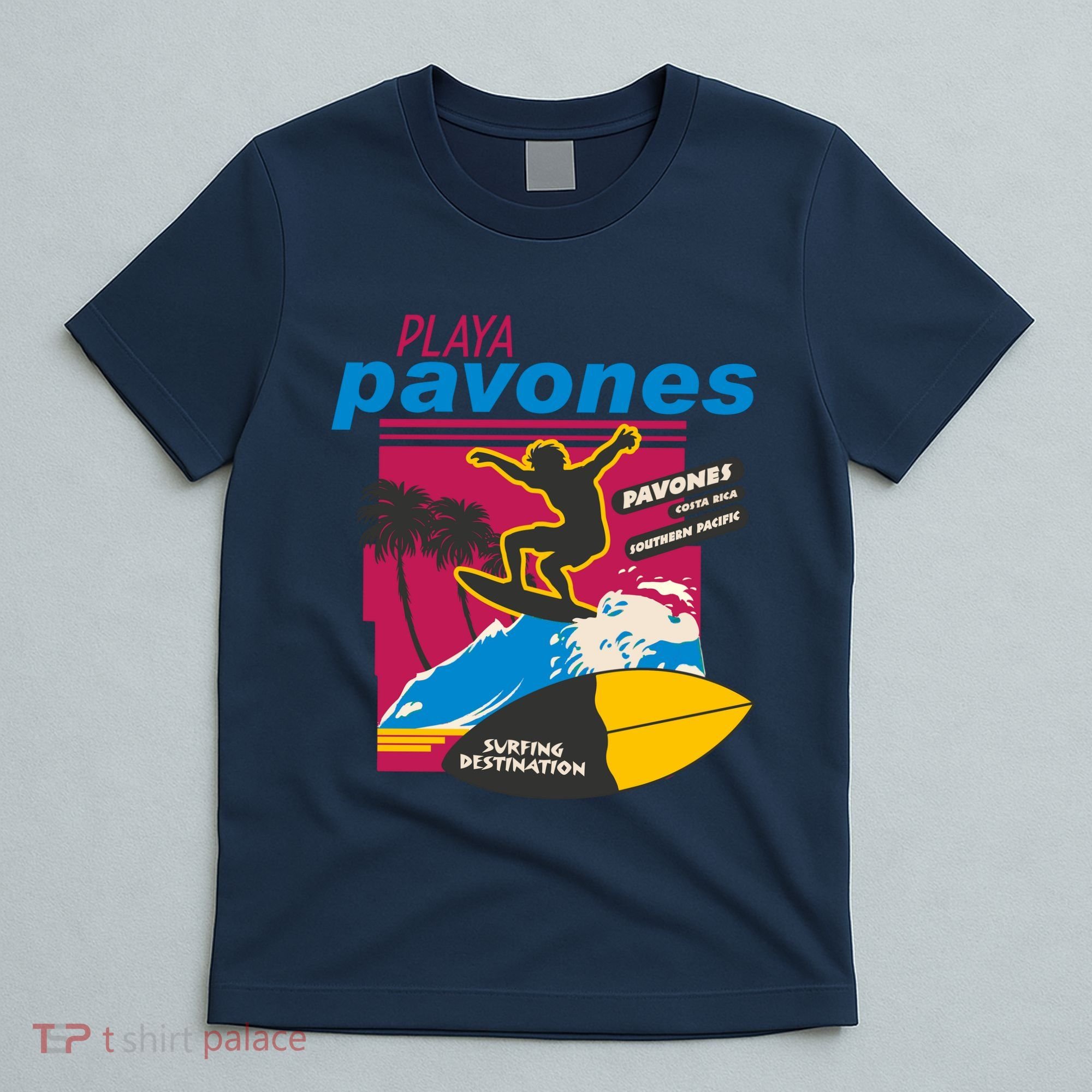 Playa Pavones Costa Rica Surfer T-Shirt