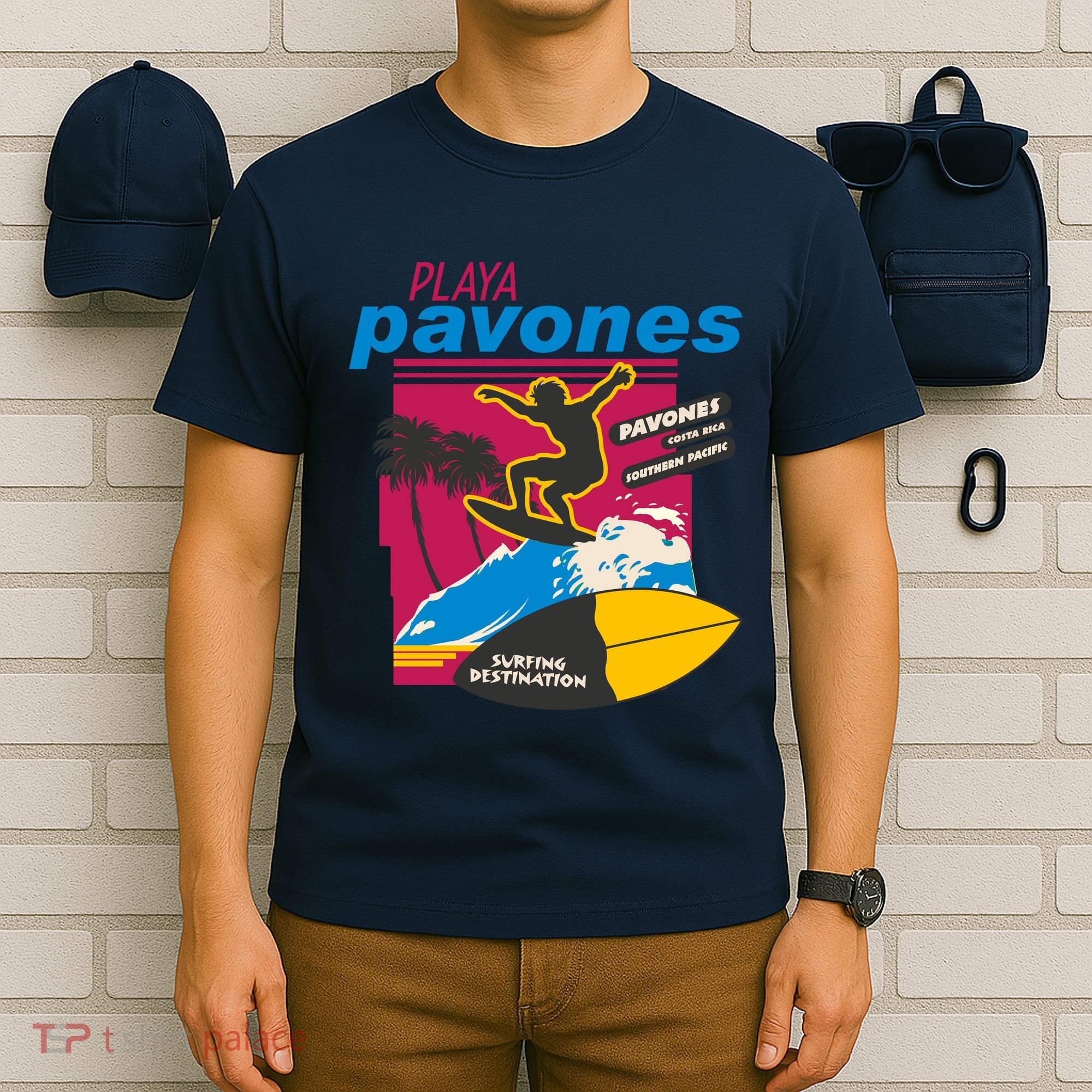 Playa Pavones Costa Rica Surfer T-Shirt