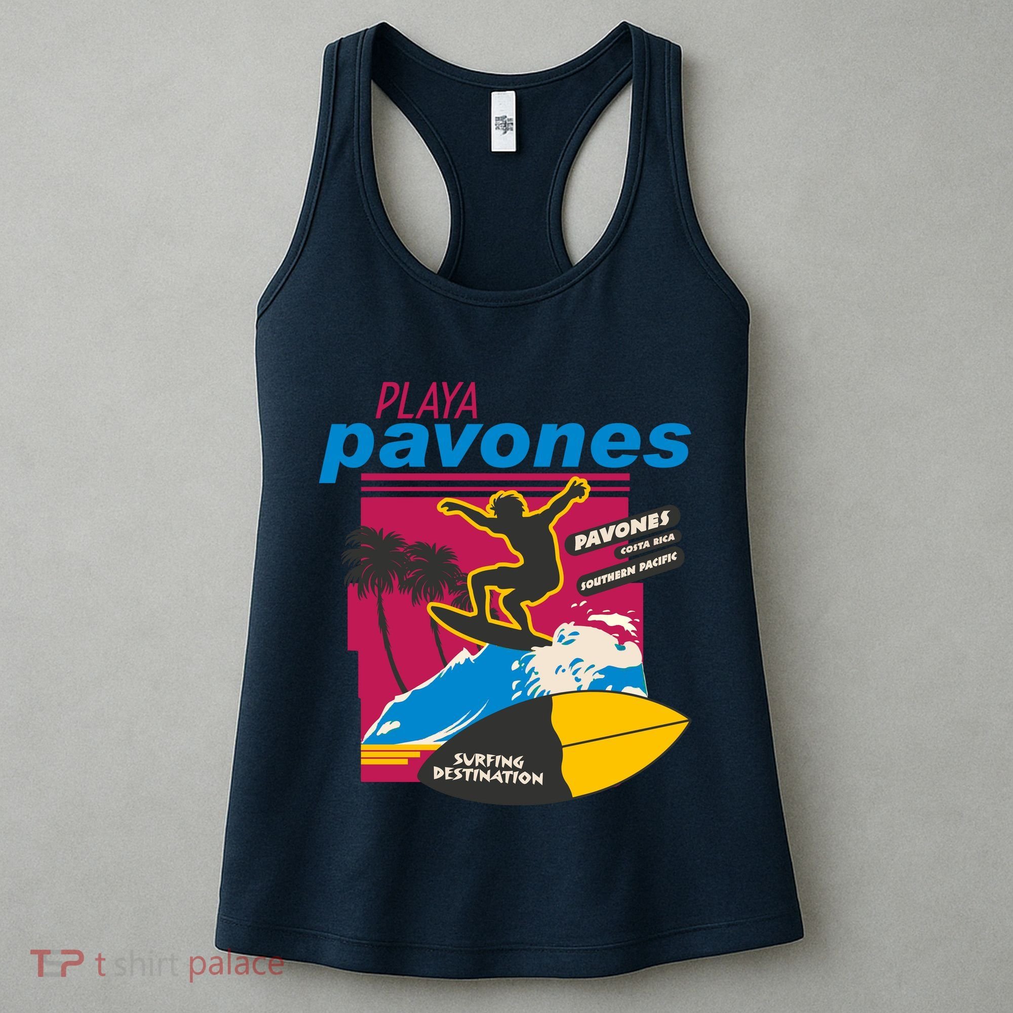 Playa Pavones Costa Rica Surfer Women's Tank Top