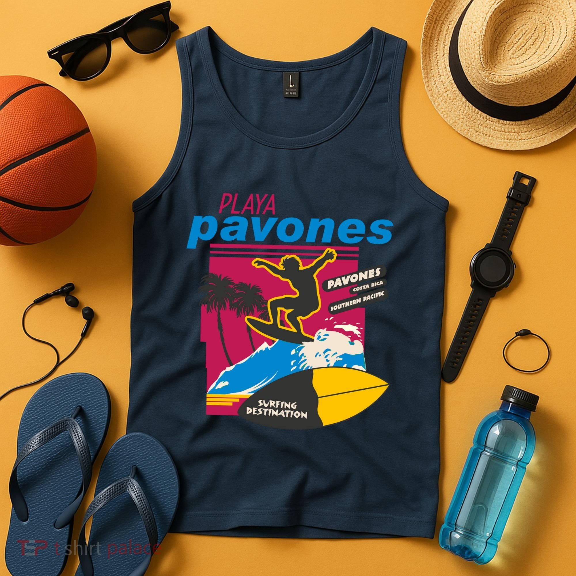 Playa Pavones Costa Rica Surfer Tank Top