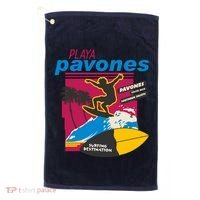 Playa Pavones Costa Rica Surfer Golf Towel thumb 0