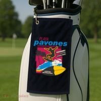 Playa Pavones Costa Rica Surfer Golf Towel thumb 2