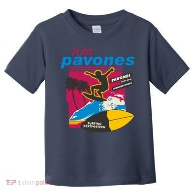 Playa Pavones Costa Rica Surfer Toddler T-Shirt