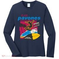 Playa Pavones Costa Rica Surfer Women's Long Sleeve Shirt thumb 0
