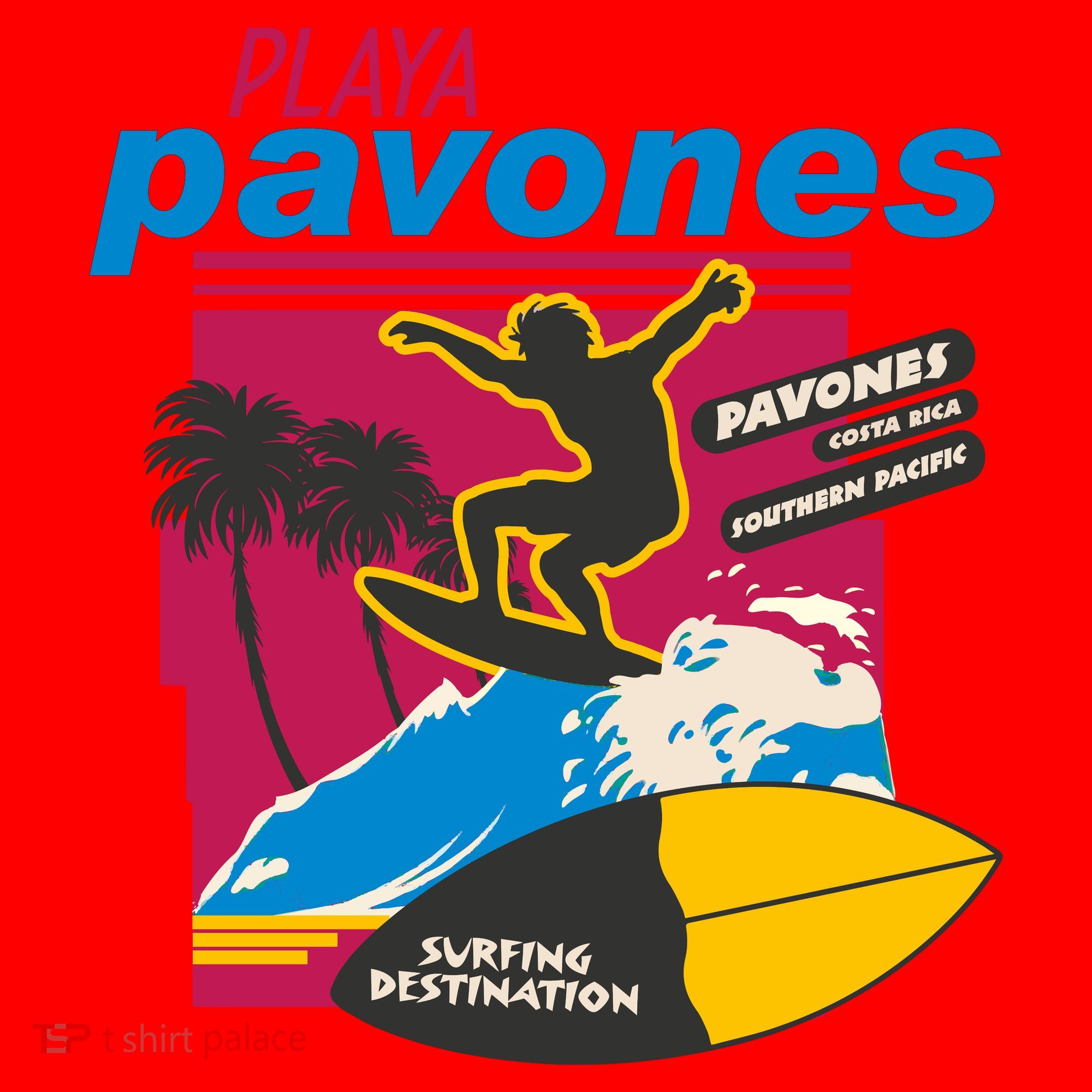 Playa Pavones Costa Rica Surfer Santa Hat