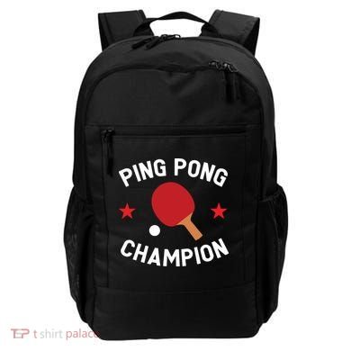 Ping Pong Champion Table Tennis Lover Gift Backpack