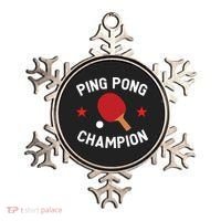 Ping Pong Champion Table Tennis Lover Gift Ornament thumb 0