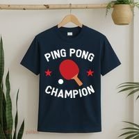 Ping Pong Champion Table Tennis Lover Gift T-Shirt thumb 2