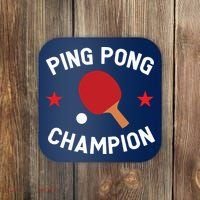 Ping Pong Champion Table Tennis Lover Gift Coaster thumb 0