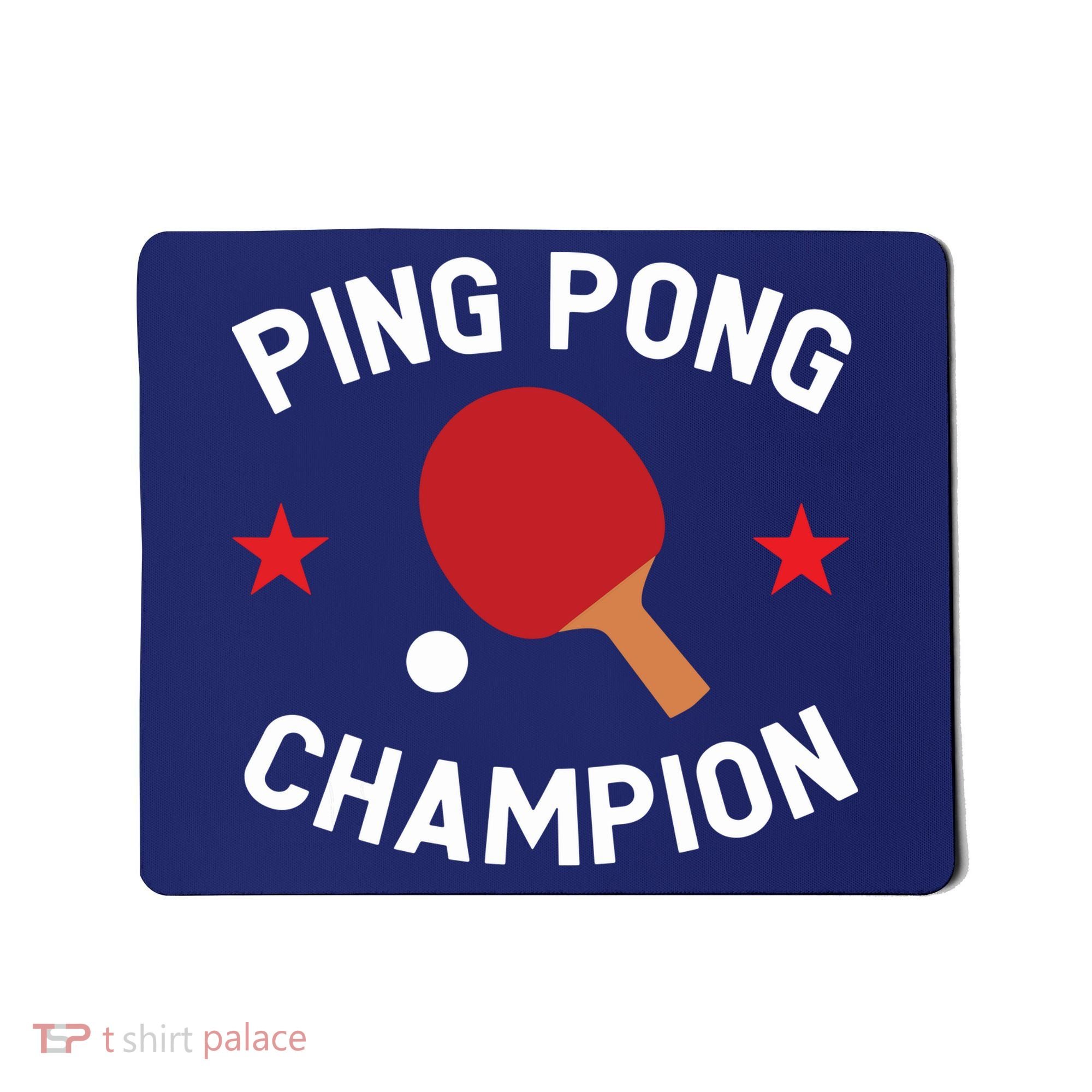 Ping Pong Champion Table Tennis Lover Gift Mousepad