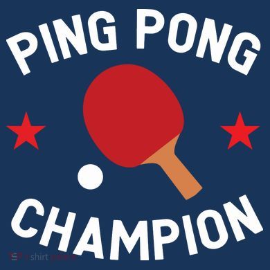 Ping Pong Champion Table Tennis Lover Gift Tall Hoodie