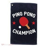 Ping Pong Champion Table Tennis Lover Gift Golf Towel thumb 0