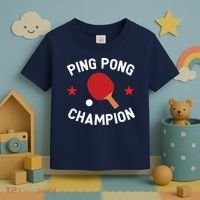 Ping Pong Champion Table Tennis Lover Gift Toddler T-Shirt thumb 3
