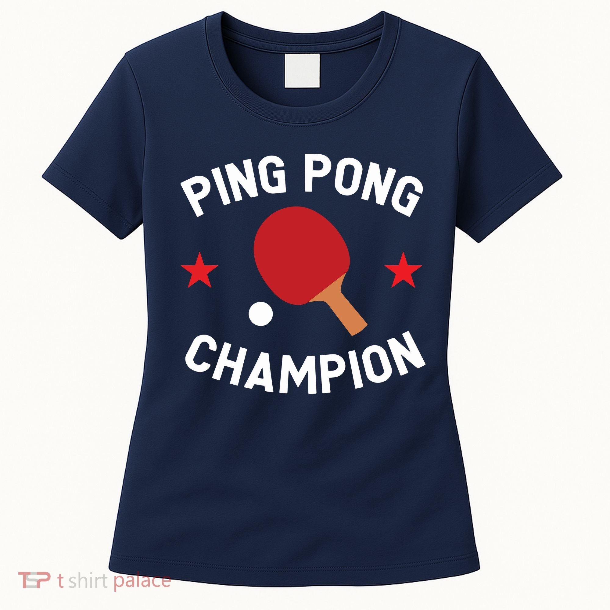 Ping Pong Champion Table Tennis Lover Gift Women's T-Shirt