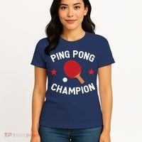 Ping Pong Champion Table Tennis Lover Gift Women's T-Shirt thumb 4