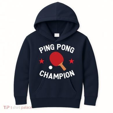 Ping Pong Champion Table Tennis Lover Gift Kids Hoodie