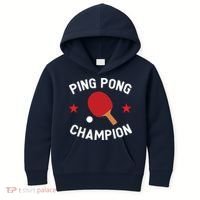 Ping Pong Champion Table Tennis Lover Gift Kids Hoodie thumb 0