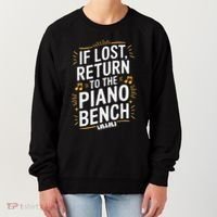 Piano Player Classical Music Pianist And Keyboard Musician Women's Sweatshirt thumb 0