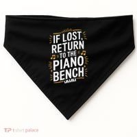 Piano Player Classical Music Pianist And Keyboard Musician USA-Made Doggie Bandana thumb 0