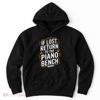 Piano Player Classical Music Pianist And Keyboard Musician Hoodie thumb 0