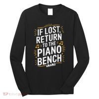 Piano Player Classical Music Pianist And Keyboard Musician Long Sleeve Shirt thumb 0