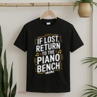 Piano Player Classical Music Pianist And Keyboard Musician T-Shirt thumb 2