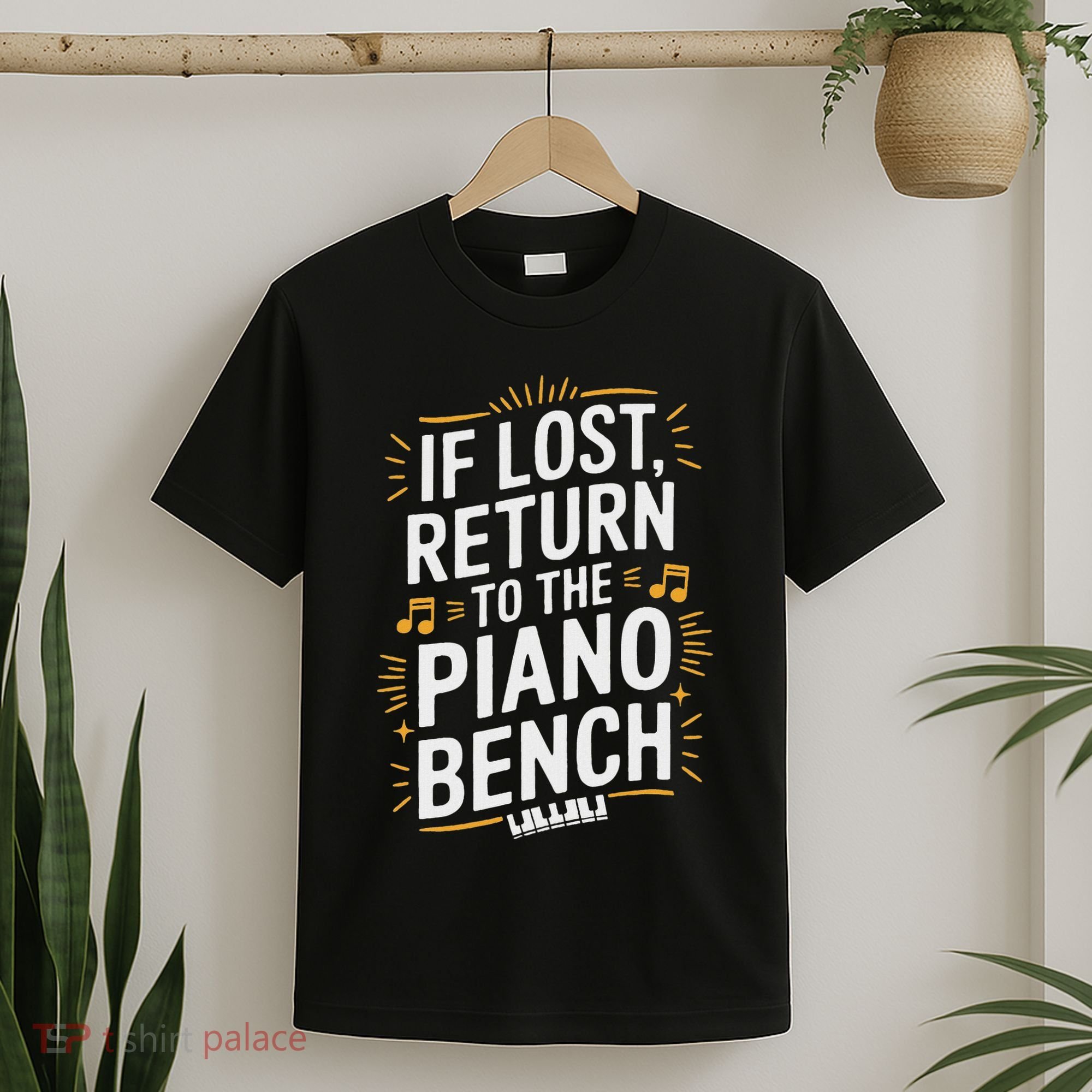 Piano Player Classical Music Pianist And Keyboard Musician T-Shirt