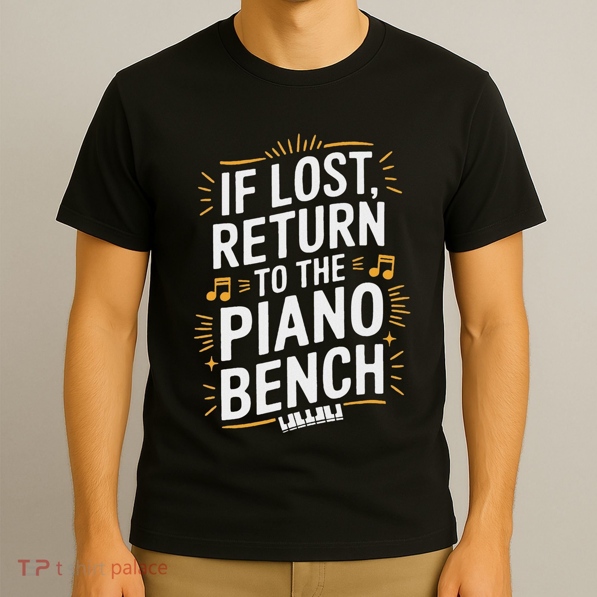Piano Player Classical Music Pianist And Keyboard Musician T-Shirt