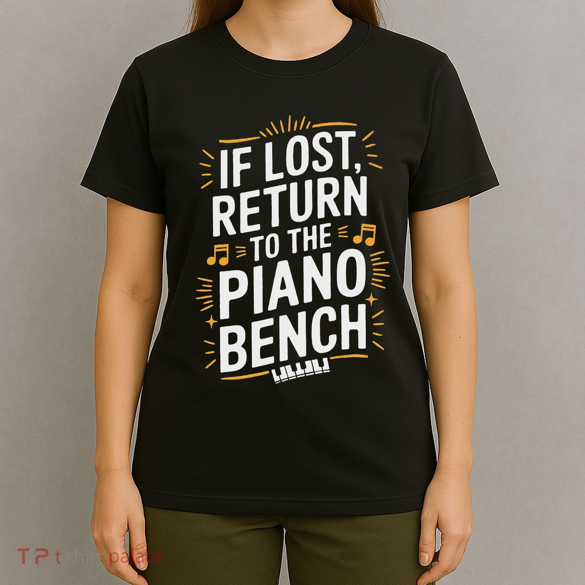 Piano Player Classical Music Pianist And Keyboard Musician T-Shirt