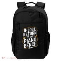 Piano Player Classical Music Pianist And Keyboard Musician Backpack thumb 0