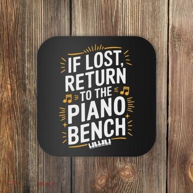 Piano Player Classical Music Pianist And Keyboard Musician Coaster