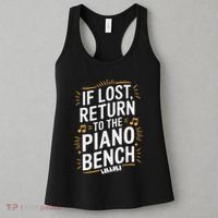 Piano Player Classical Music Pianist And Keyboard Musician Women's Tank Top thumb 3