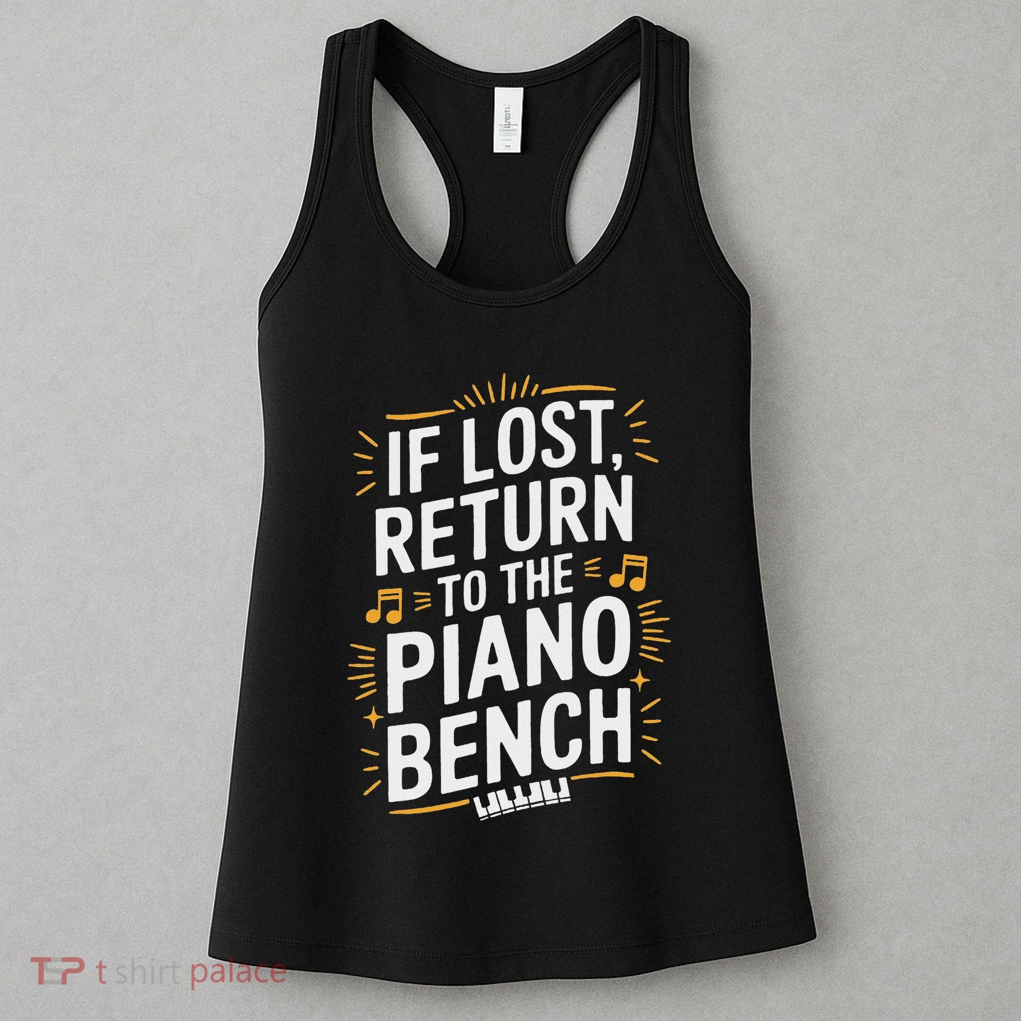 Piano Player Classical Music Pianist And Keyboard Musician Women's Tank Top