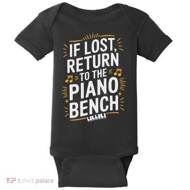 Piano Player Classical Music Pianist And Keyboard Musician Baby Bodysuit