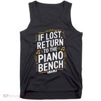 Piano Player Classical Music Pianist And Keyboard Musician Tank Top thumb 0