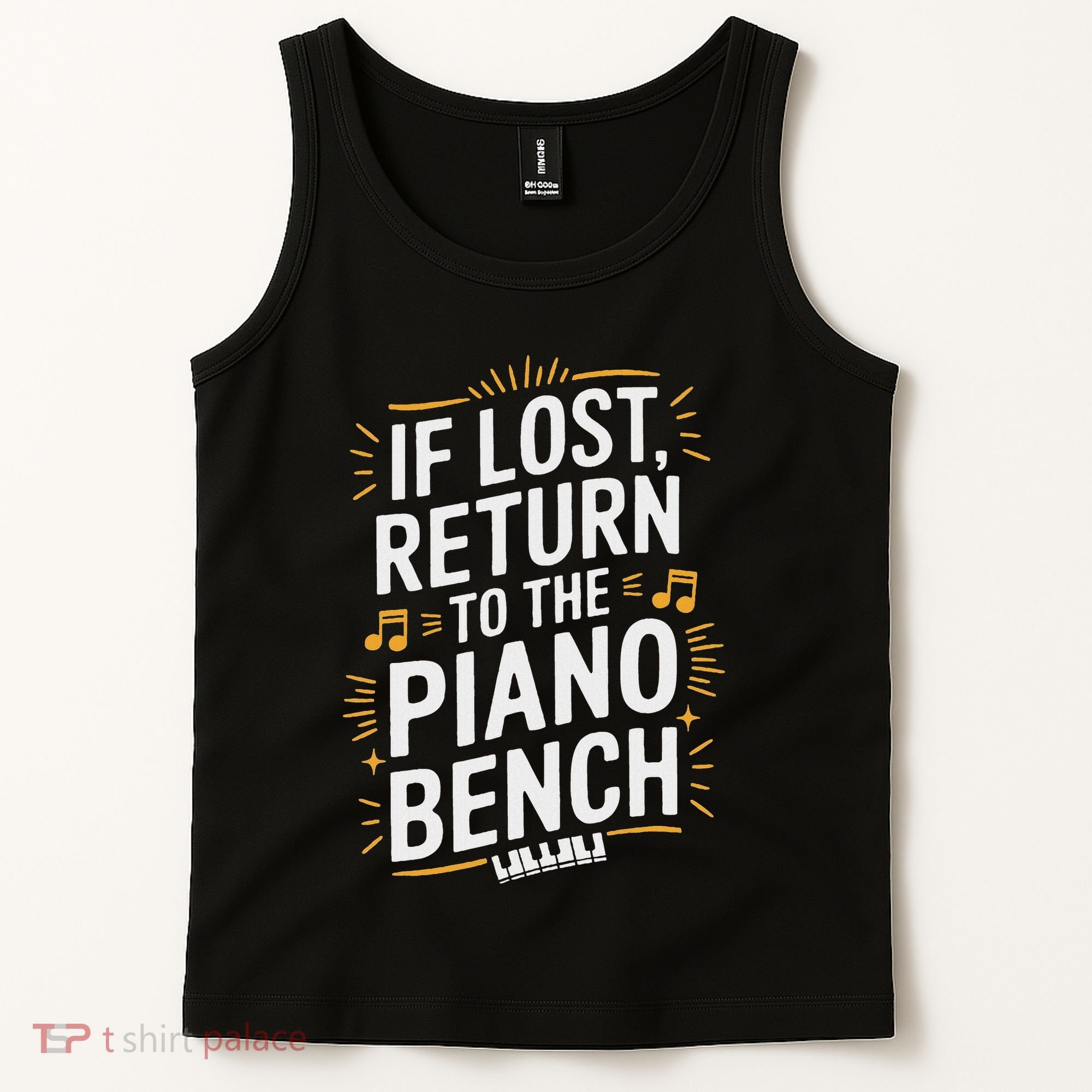 Piano Player Classical Music Pianist And Keyboard Musician Tank Top
