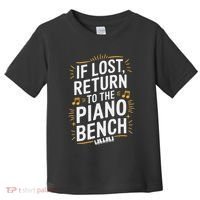 Piano Player Classical Music Pianist And Keyboard Musician Toddler T-Shirt thumb 0