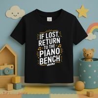 Piano Player Classical Music Pianist And Keyboard Musician Toddler T-Shirt thumb 3