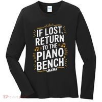 Piano Player Classical Music Pianist And Keyboard Musician Women's Long Sleeve Shirt thumb 0