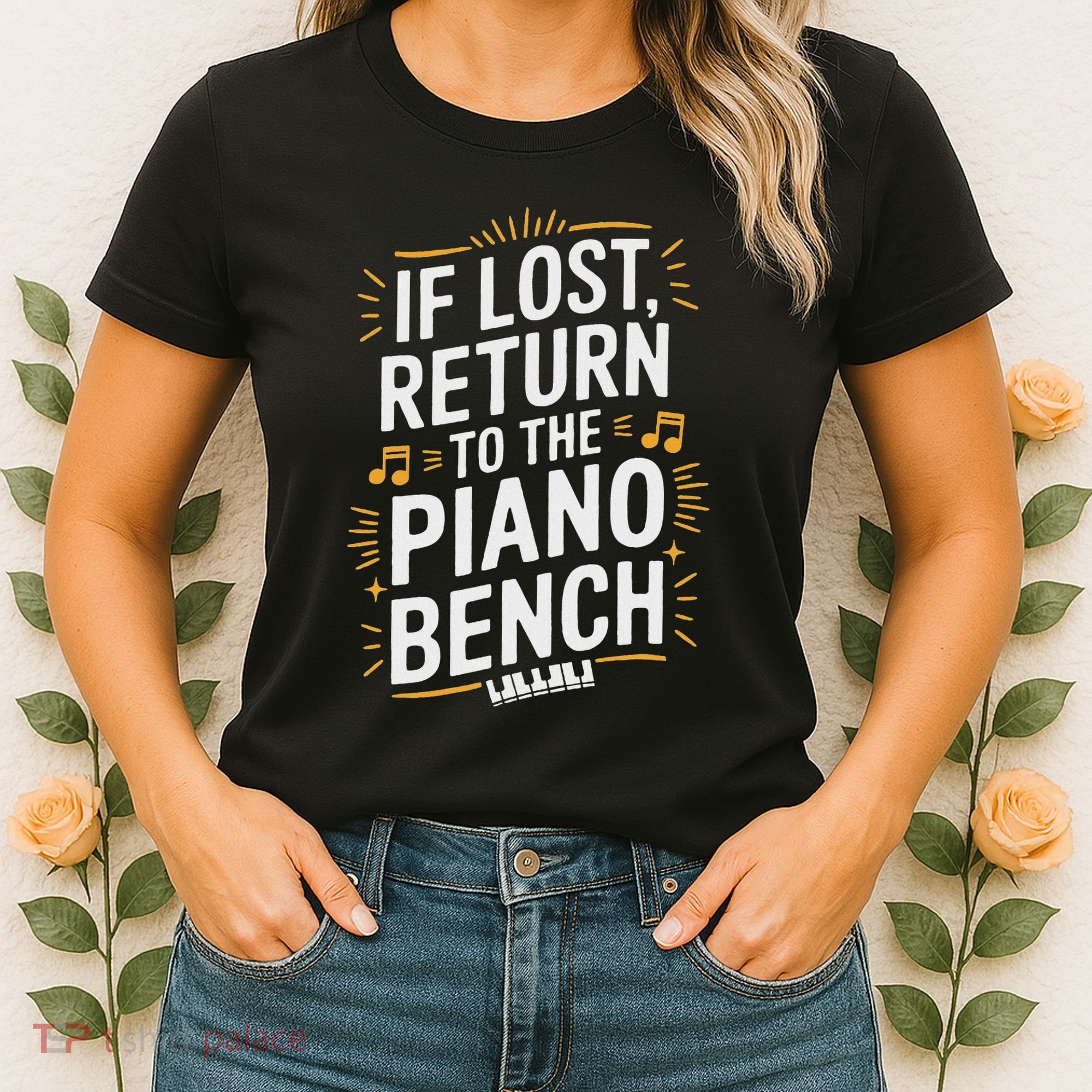 Piano Player Classical Music Pianist And Keyboard Musician Women's T-Shirt